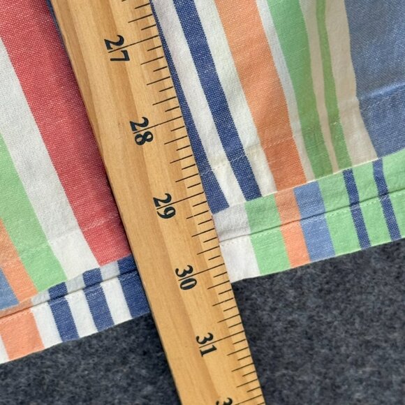 Polo Ralph Lauren Mens Classic Fit Camp Shirt Madras Stripe Loop Collar Sz XL - Picture 10 of 12